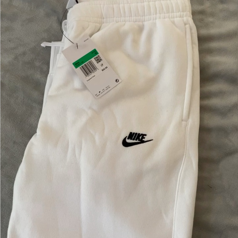 Nike Mens White Sweatpants